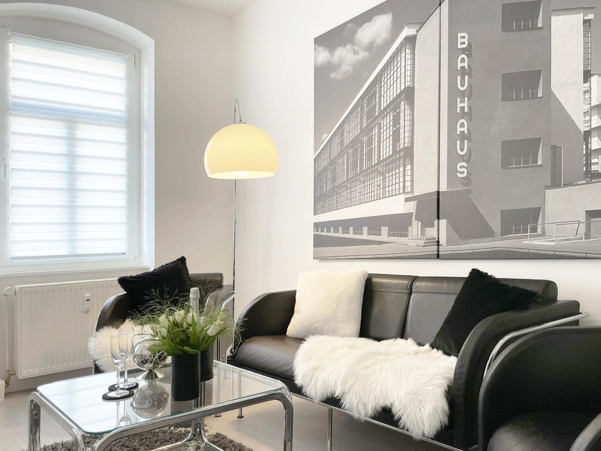 Bauhaus Design-Luxus Apartment, 20Er Jahre Stil, Garten Gera Bagian luar foto